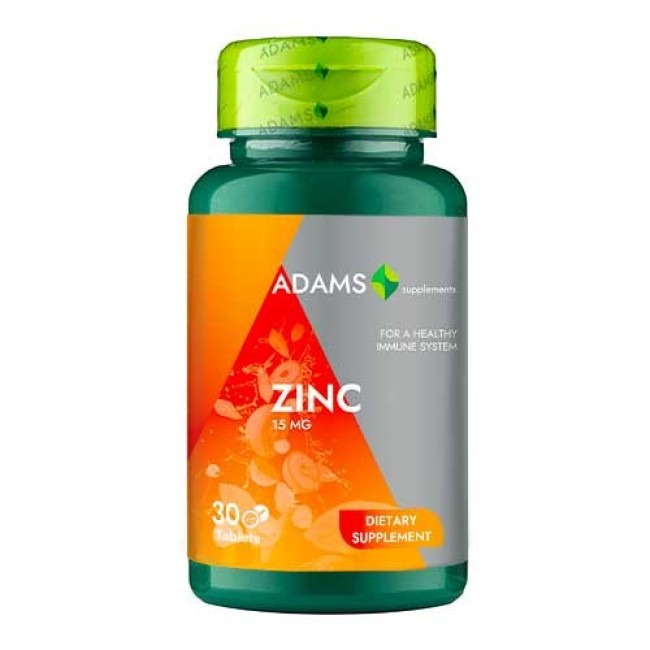 Zinc 15mg 30tab., Adams