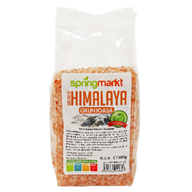 Sare roz de Himalaya grunjoasa 1-3mm 500gr Springmarkt