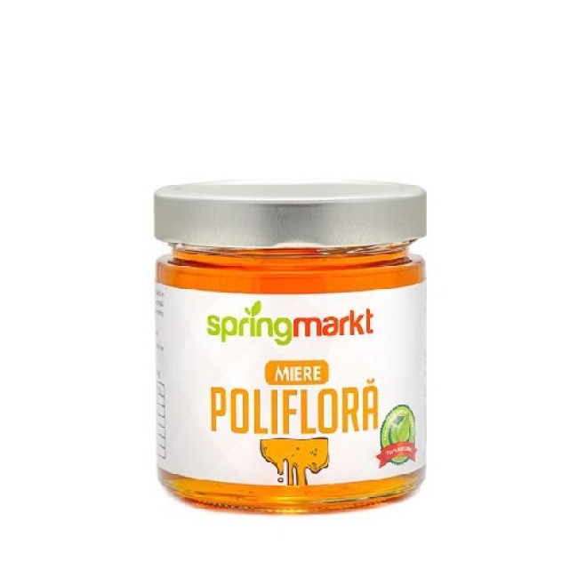 Miere de albine Poliflora 500gr Springmarkt Miere de albine Poliflora 500gr Springmarkt