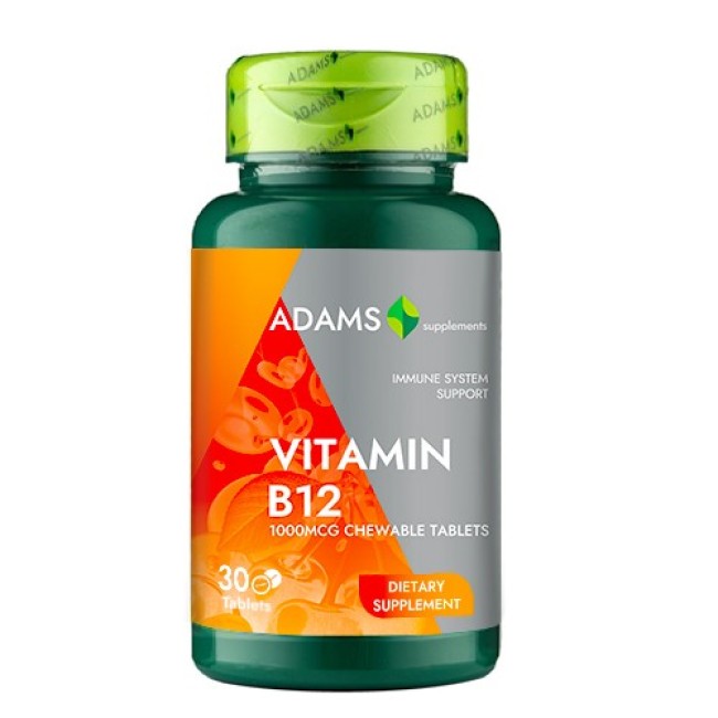 Vitamina B12 1000mcg 30tab, Adams