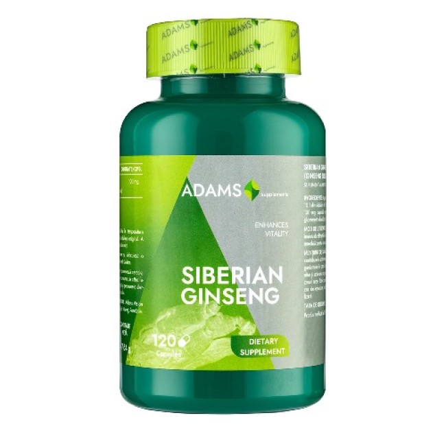 Ginseng Siberian 1000mg 120cps, Adams